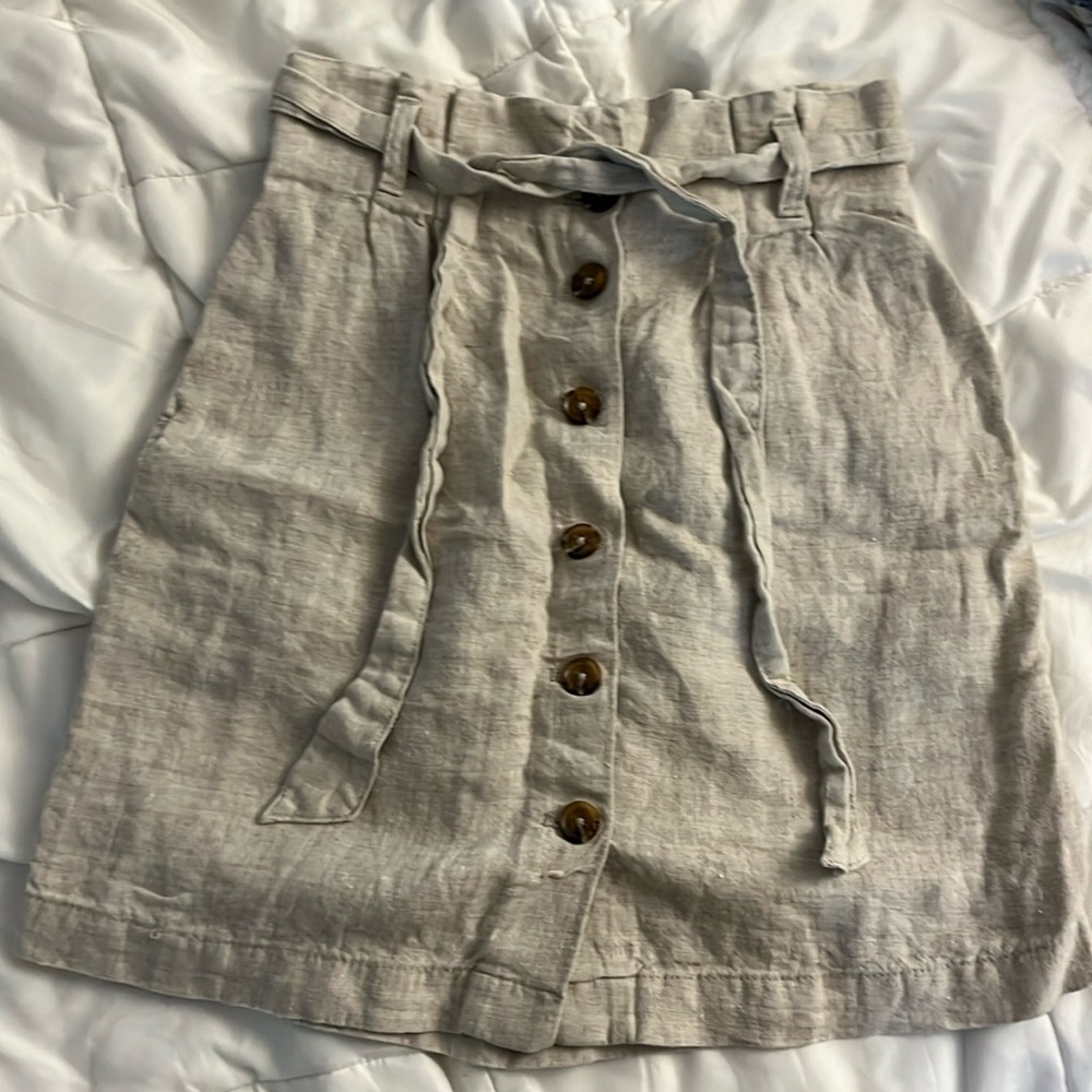 H&M Size 2 Linen Skirt